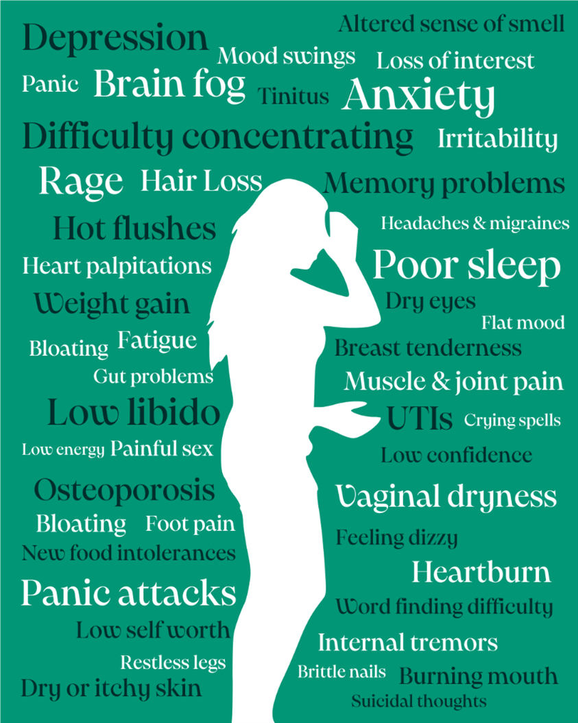 Woman's menopause poster