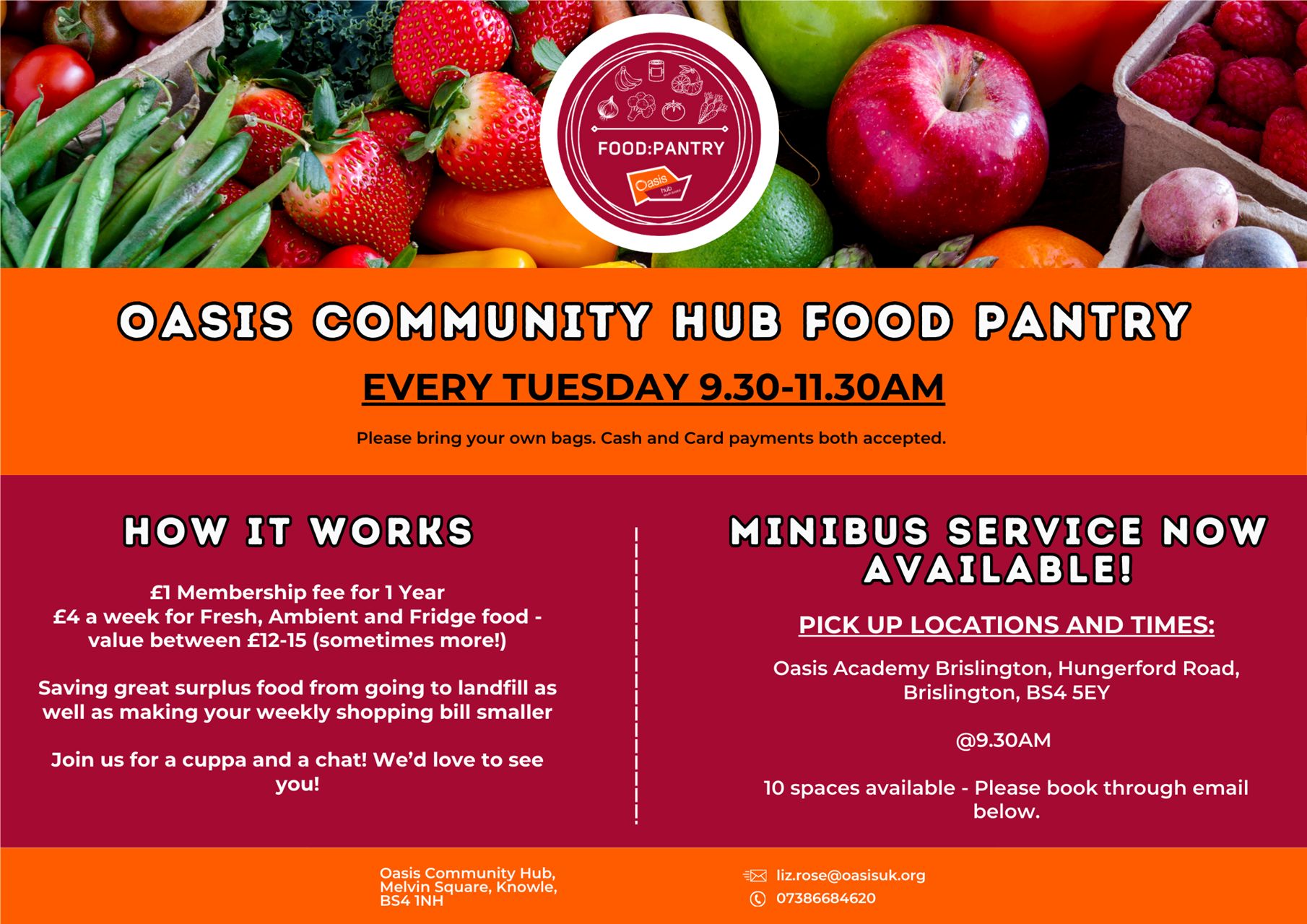 Oasis food pantry