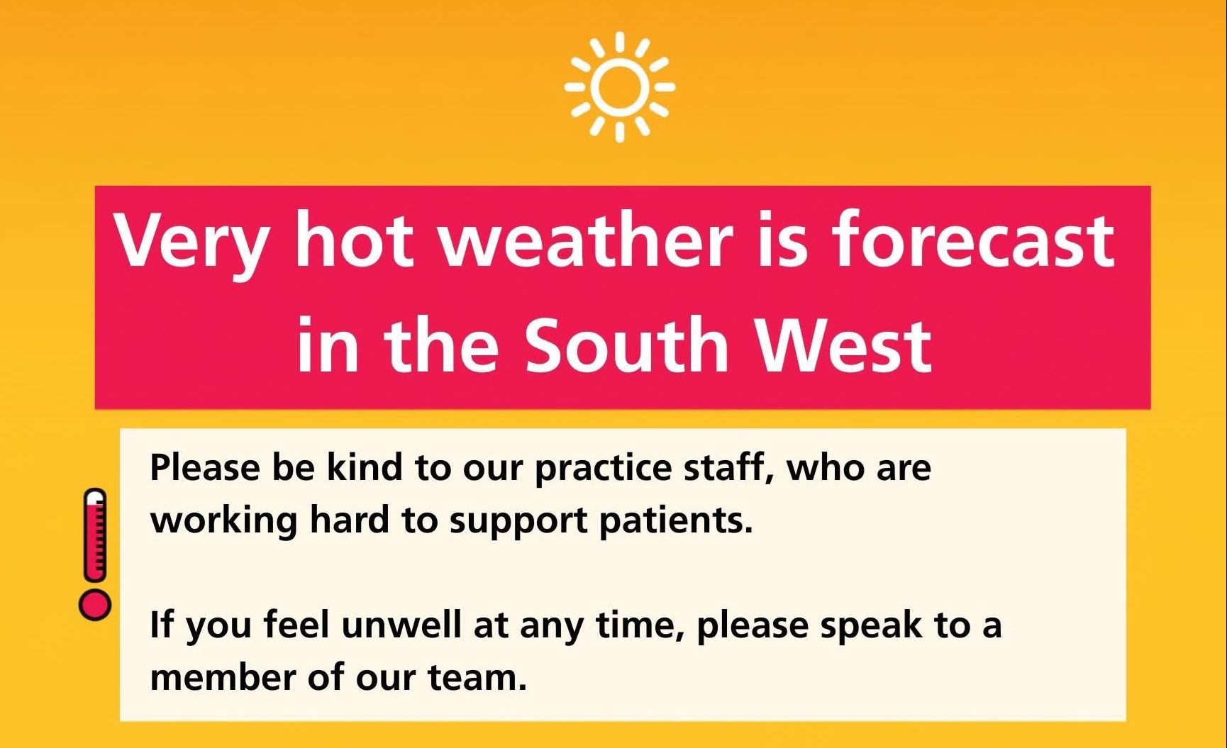 Hot weather
